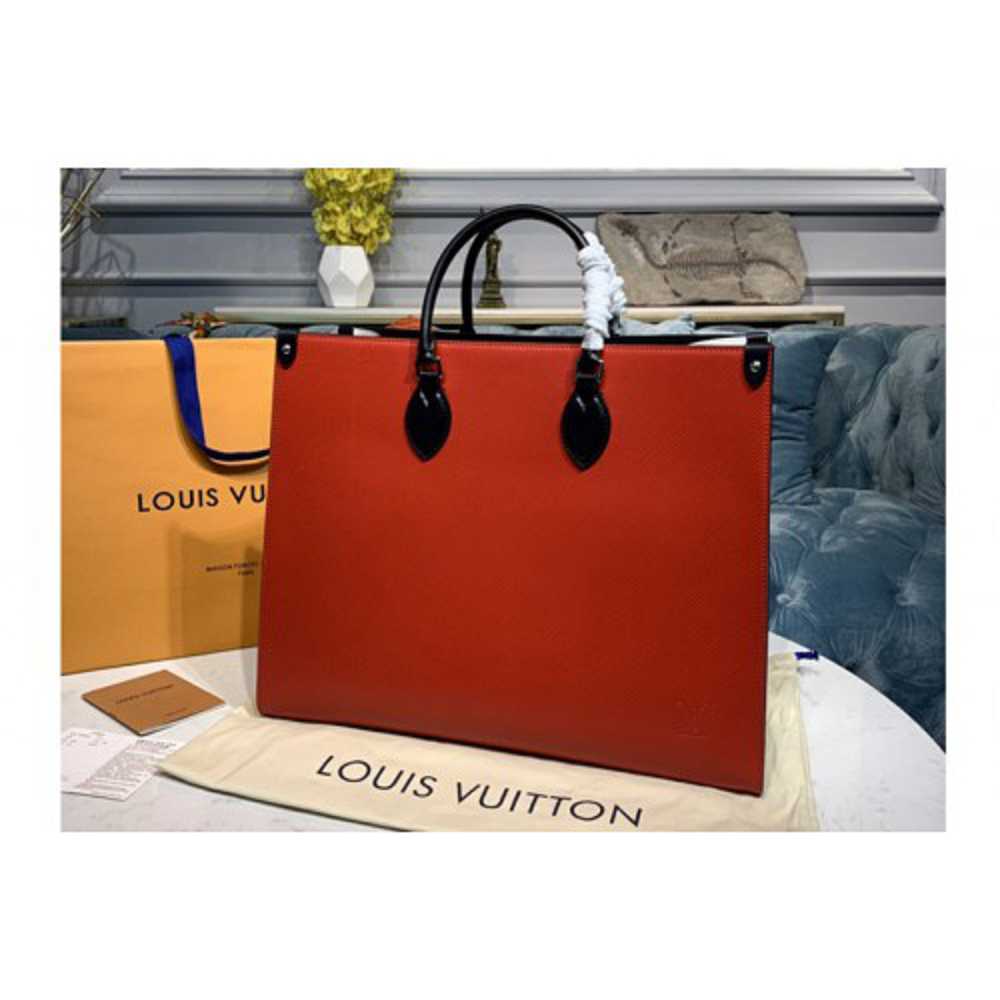 Túi LV Onthego Louis Vuitton Replica 1:1 chính hãng màu be họa tiết tím