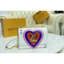 Louis Vuitton Replica M57460 LV Replica Game On Twist PM chain handbag in White Transformed epi leather