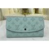 Louis Vuitton Replica M60144 LV Replica iris wallet in Blue Mahina leather