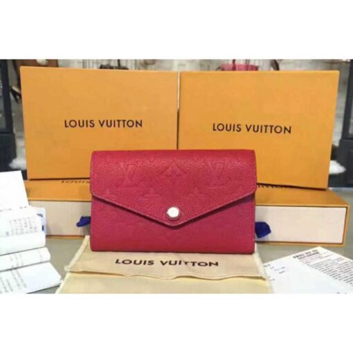 Louis Vuitton Replica M60568 Compact Curieuse Wallet Monogram Empreinte Cherry