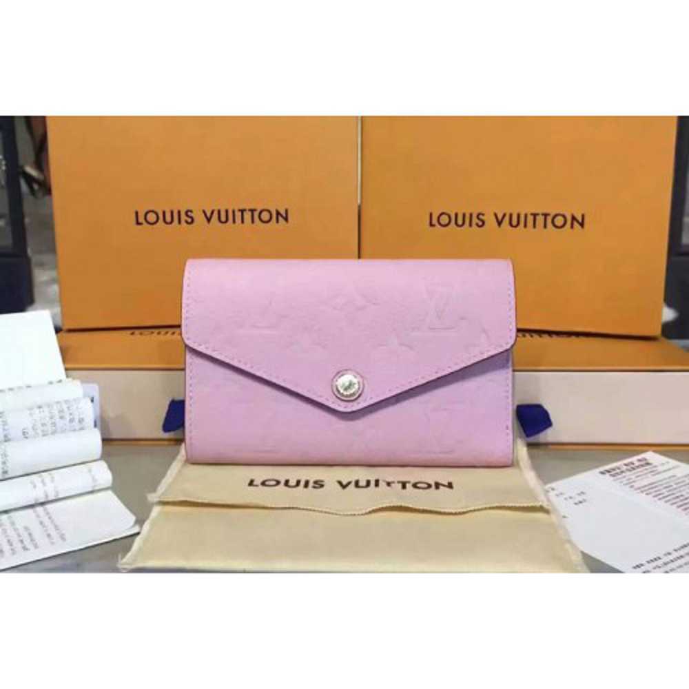 Louis Vuitton Replica M60568 Compact Curieuse Wallet Monogram Empreinte Pink