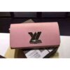 Louis Vuitton Replica M6117N Epi Leather Twist Wallet Pink