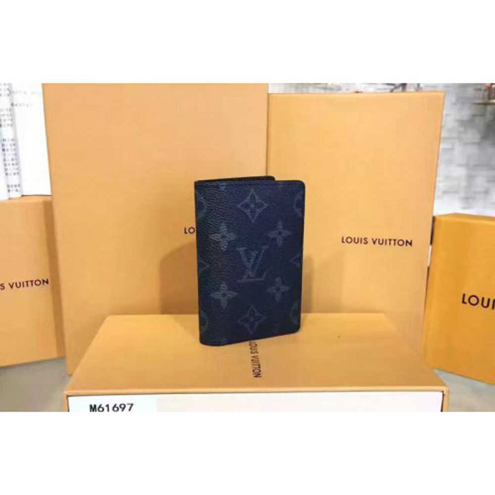 Louis Vuitton Replica M61696 Pocket Organizer Monogram Eclipse Canvas -  AAAReplica