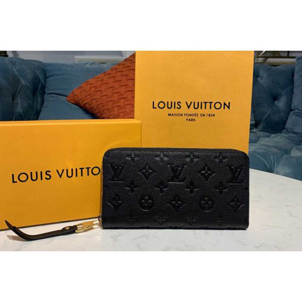 Replica Louis Vuitton M60942 Zippy Wallet Monogram Empreinte Leather For  Sale