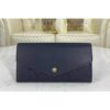 Louis Vuitton Replica M62125 LV Replica Sarah wallet in Navy Blue / Red Monogram Empreinte leather