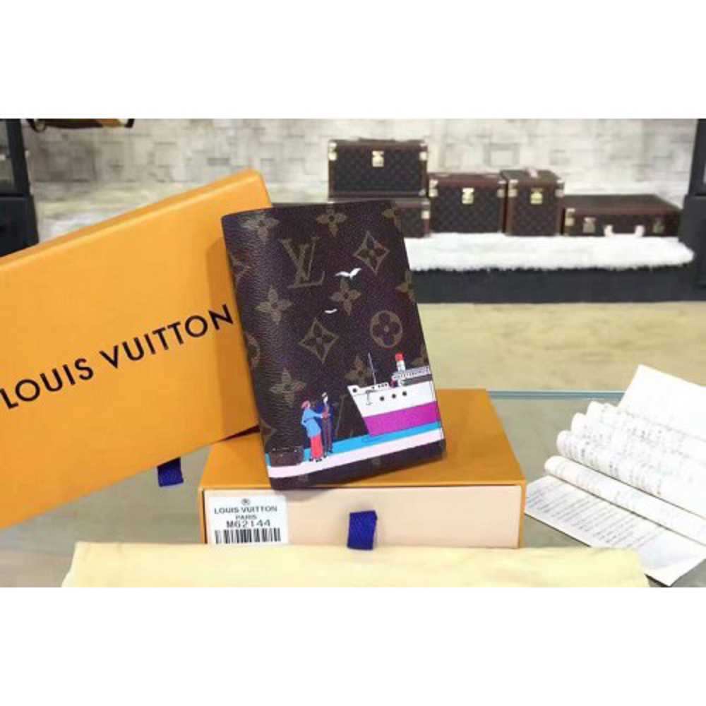Louis Vuitton Replica M62144 Passport Cover Monogram canvas