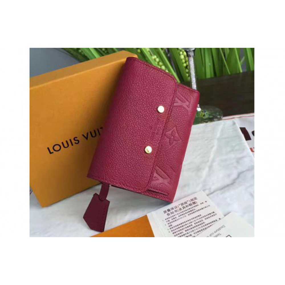 Louis Vuitton Pont Neuf Wallet Monogram Empreinte Leather Compact