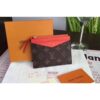 Louis Vuitton Replica M62257 LV Replica Zipped Card Holder Monogram Canvas Orange