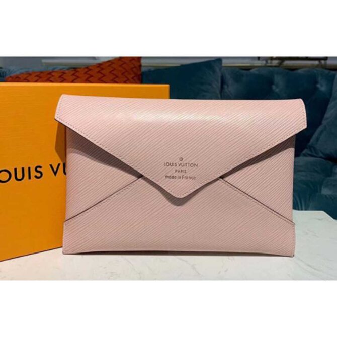 Louis Vuitton Replica M62457 LV Replica Pochette Kirigami Bags Pink Epi Leather