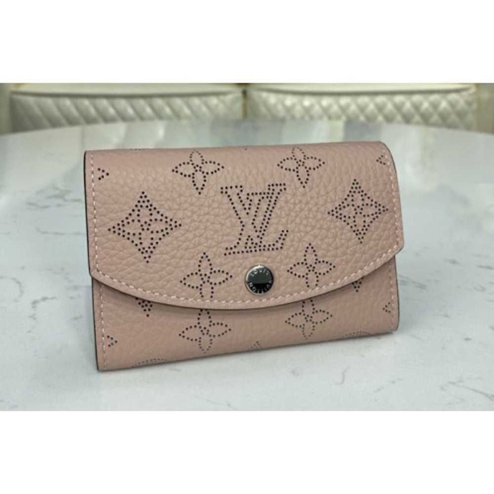Louis Vuitton Replica M62541 LV Replica iris compact wallet in Magnolia Mahina leather