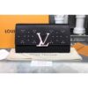 Louis Vuitton Replica M62556 LV Replica Capucines Wallet Taurillon leather Black