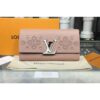 Louis Vuitton Replica M62556 LV Replica Capucines Wallet Taurillon leather Pink