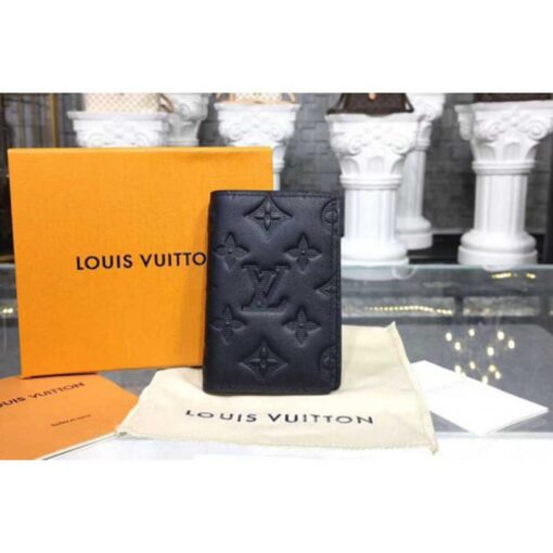 Louis Vuitton Replica M62899 LV Replica Pocket Organizer Monogram Shadow Leather