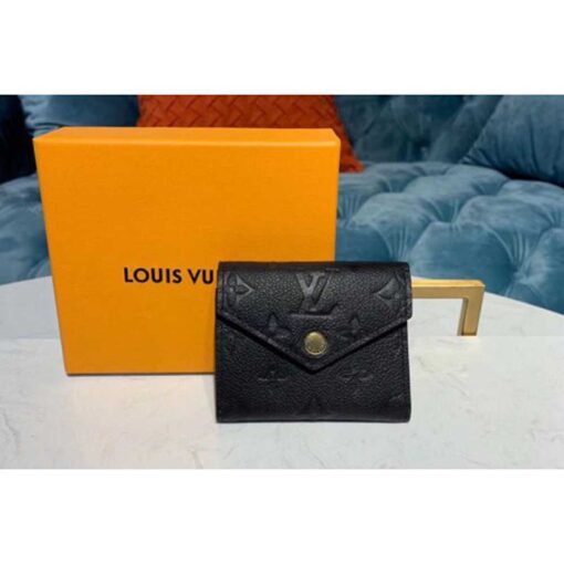 Louis Vuitton Replica M62935 LV Replica Zoe Wallet Black Monogram Empreinte Leather