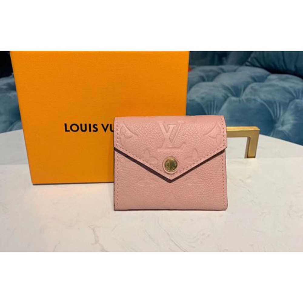 Louis Vuitton Replica M62936 LV Replica Zoe Wallet Pink Monogram Empreinte Leather