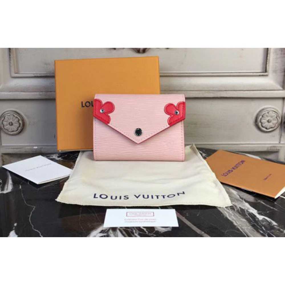 Louis Vuitton Replica M62980 Victorine wallet Epi leather Pink