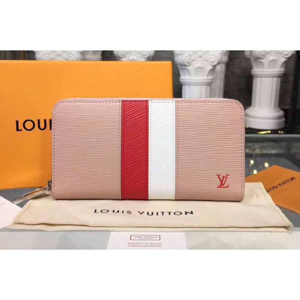 Louis Vuitton Replica M62983 LV Replica Zippy Wallet Epi Leather Pink