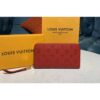 Louis Vuitton Replica M63691 LV Replica Zippy wallet Red Monogram Empreinte Leather