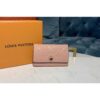 Louis Vuitton Replica M63708 LV Replica 6-Key Holder Pink Monogram Empreinte leather