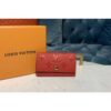 Louis Vuitton Replica M63708 LV Replica 6-Key Holder Red Monogram Empreinte leather