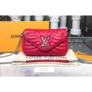 Louis Vuitton Replica M63956 New Wave Chain Pochette Bags Red