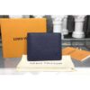 Louis Vuitton Replica M64006 LV Replica Slender ID Wallet Taiga leather Blue