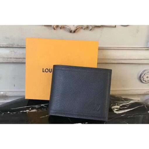 Louis Vuitton Replica M64136 Compact Wallet Utah Leather Brown