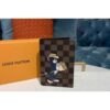 Louis Vuitton Replica M64411 LV Replica Passport Cover Wallet Damier Ebene Canvas With Tom And Jerry