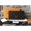 Louis Vuitton Replica M64585 Flore Monogram Canvas Wallet Black