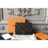 Louis Vuitton Replica M64587 Flore Compact Monogram Canvas Wallet Black