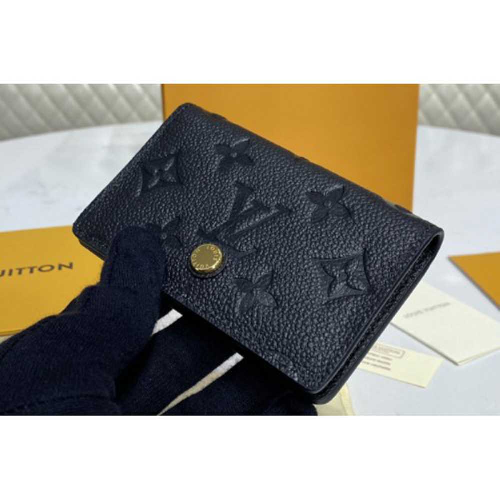 Louis Vuitton Replica M67262 LV Replica Multicartes card holder in Black Monogram Empreinte leather