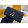 Louis Vuitton Replica M68309 LV Replica Twist wallet in Black Epi leather