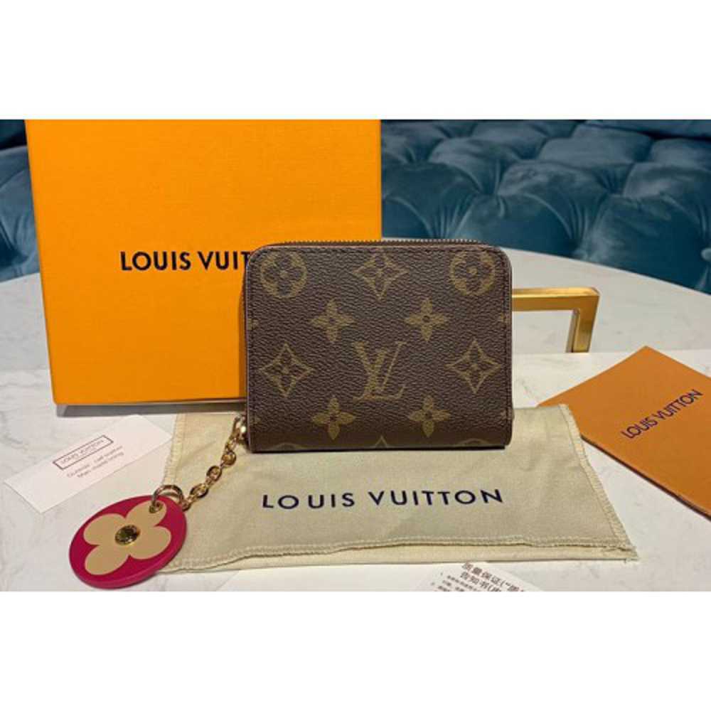 Louis Vuitton Replica M68312 LV Replica Zippy Coin Purse Monogram Canvas Red