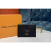 Louis Vuitton Replica M68556 LV Replica Lockme card holder Black Calf leather