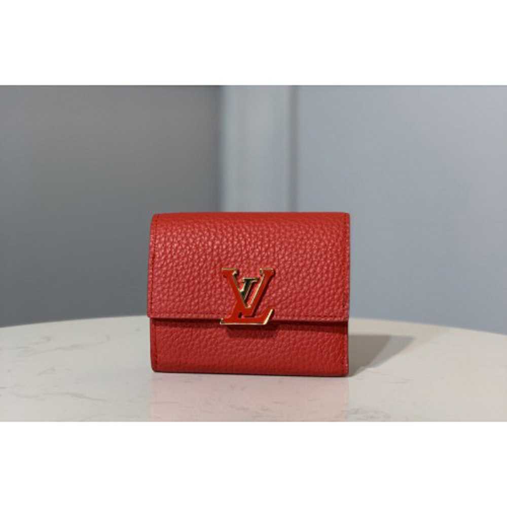 Louis Vuitton Replica M68587 LV Replica Capucines XS wallet Red Taurillon leather