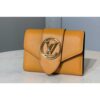 Louis Vuitton Replica M69175 LV Replica Pont 9 compact wallet in Yellow Cowhide leather