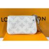 Louis Vuitton Replica M69532 LV Replica Key Pouch In White Mahina leather