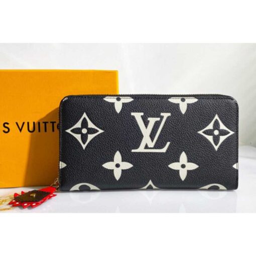Louis Vuitton Replica M69698 LV Replica CraftyZippy wallet in Black Monogram Empreinte Leather