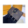 Louis Vuitton Replica M69762 LV Replica Card Holder in Monogram coated canvas and Black