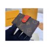 Louis Vuitton Replica M69762 LV Replica Card Holder in Monogram coated canvas and Red