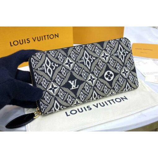 Louis Vuitton Replica M69995 LV Replica Since 1854 Zippy Wallet in Gray Jacquard Since 1854 textile