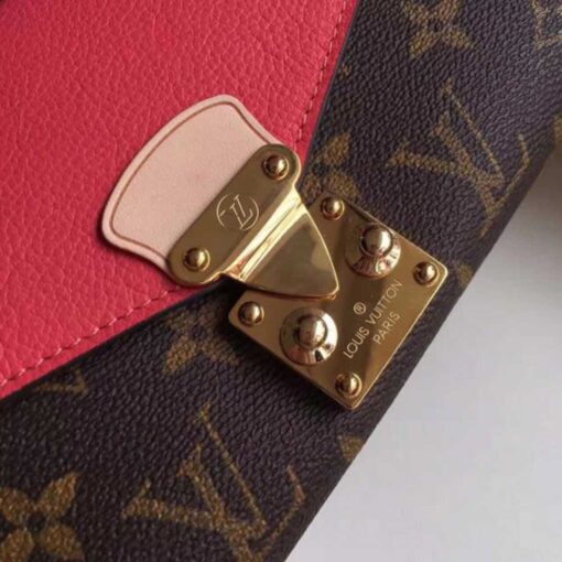 Louis Vuitton Replica MONOGRAM CANVAS Pallas WALLET M58414 Dark pink(1c108-711316)