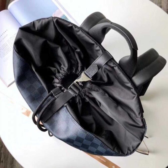 Louis Vuitton Replica Matchpoint Backpack Bag N40009 Damier Cobalt Canvas 2018