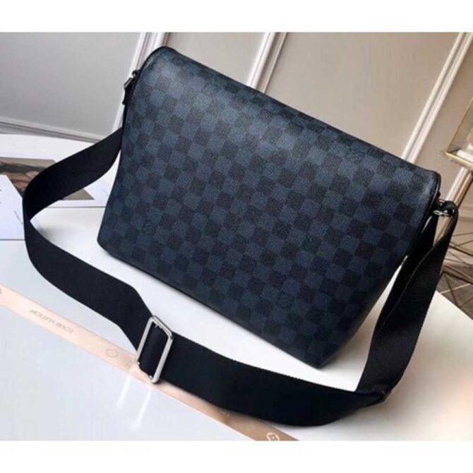 Louis Vuitton Replica Matchpoint Messenger Bag N40010 Damier Cobalt Canvas 2018