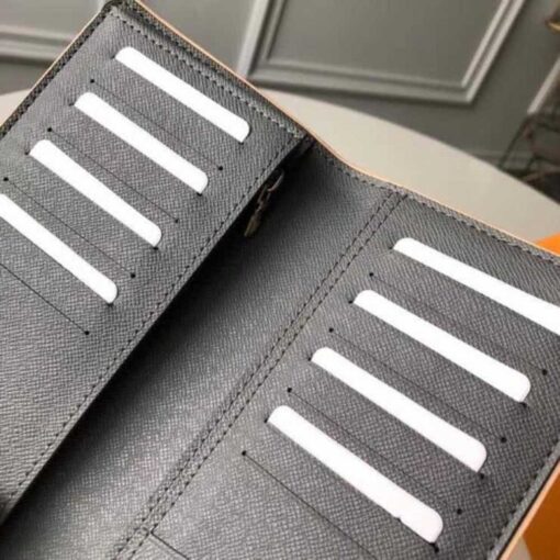 Louis Vuitton Replica Men's Brazza Wallet M63236 Monogram Titanium Canvas 2018
