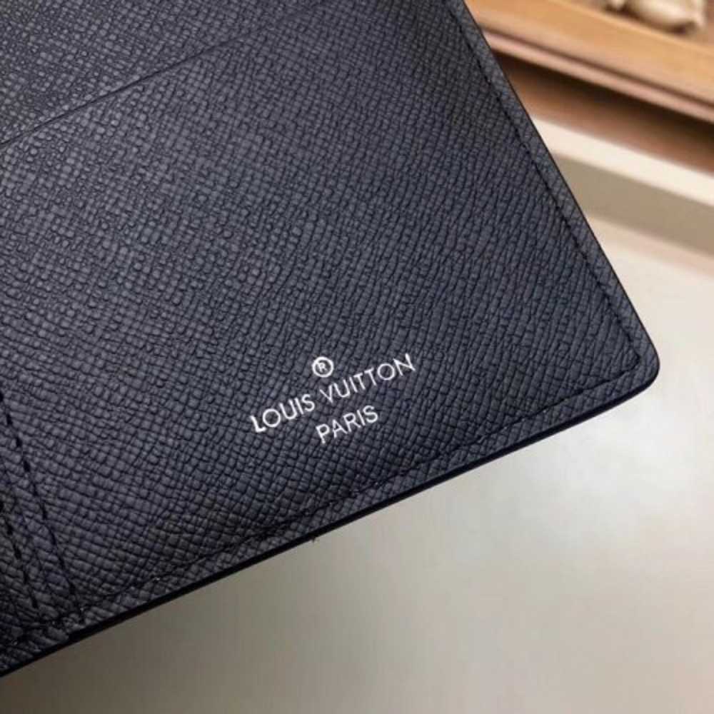 Louis Vuitton Brazza Wallet Monogram Galaxy Black Multi Color M63871
