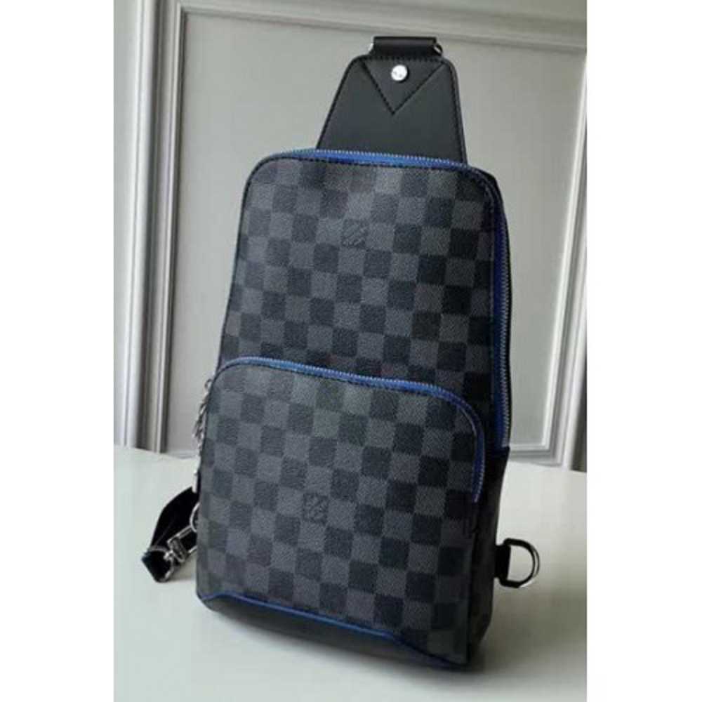 Replica Louis Vuitton Avenue Sling Bag In Damier Graphite Canvas