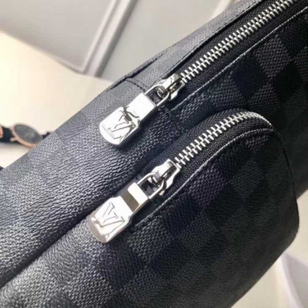 Replica Louis Vuitton N41211 Mick PM Messenger Bag Damier Graphite