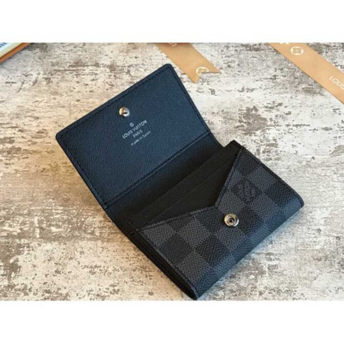 Louis Vuitton Replica Men's Enveloppe Carte de Visite N63338 Damier Graphite