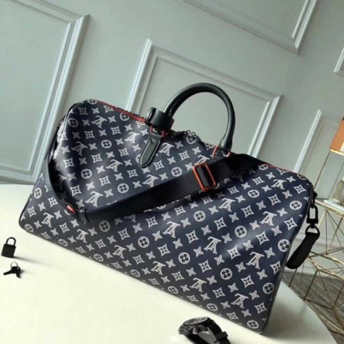 Louis Vuitton Replica Men's Keepall Bandoulière 50 M43684 Ombre Monogram Canvas